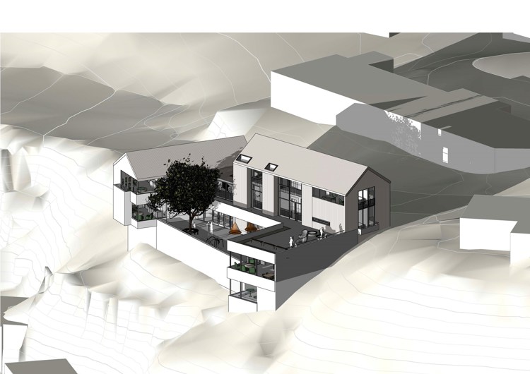 16.05.24 Familiesenter Bergen Skisseprosjekt 01 Origo Arkitektgruppe AS